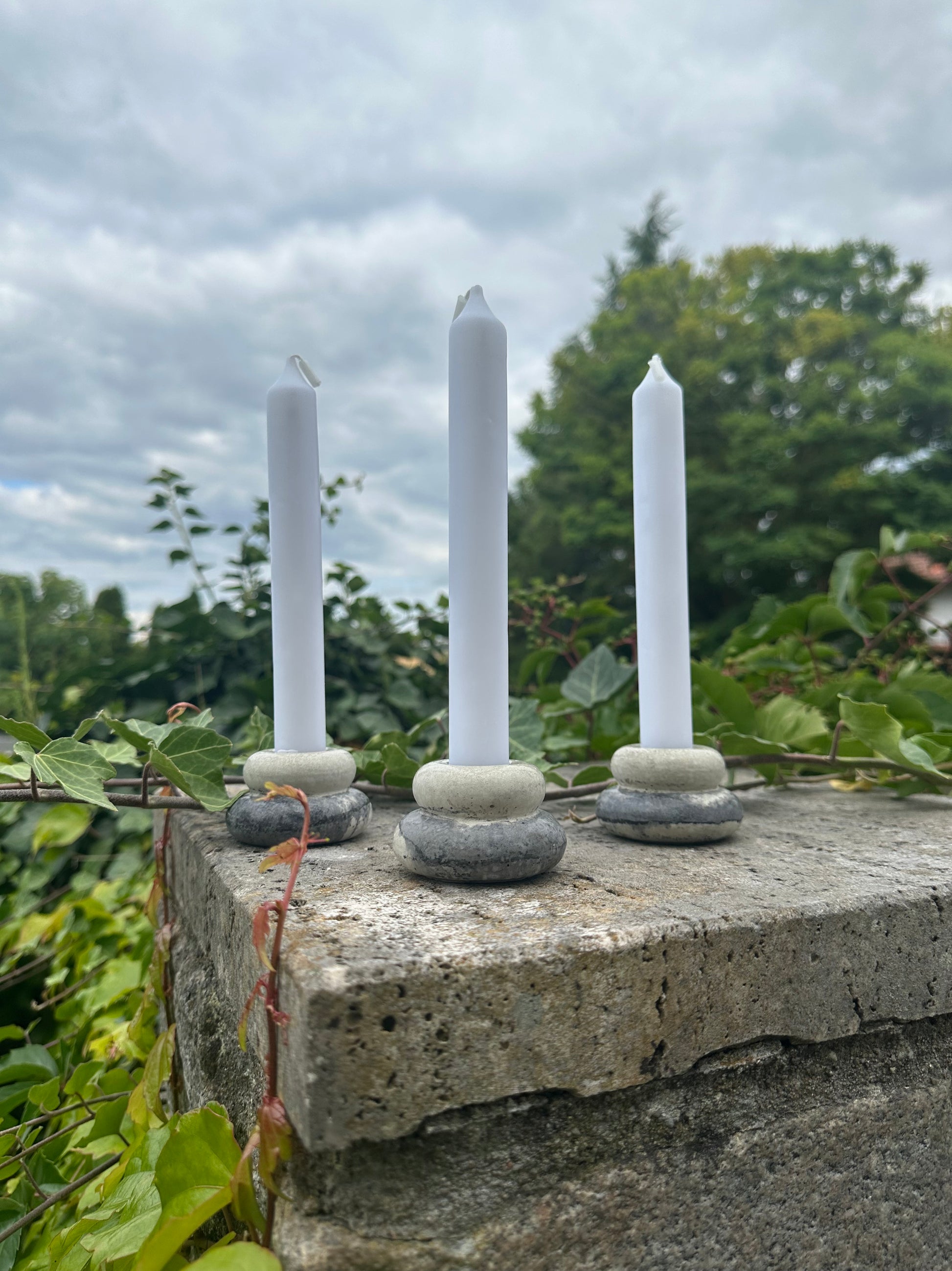 Kerzenständer klein aus Beton