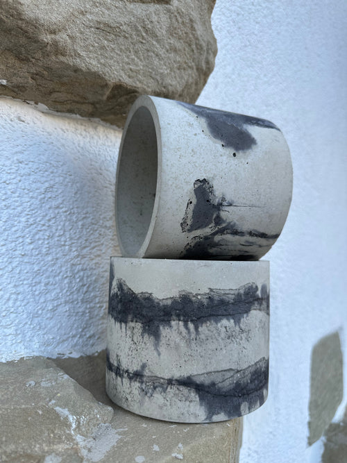 Blumentopf aus Beton