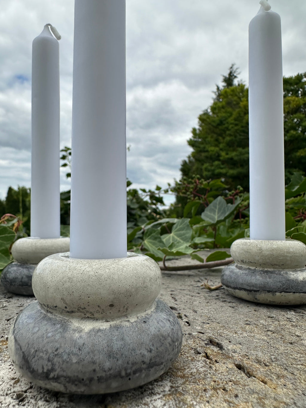 Kerzenständer klein aus Beton